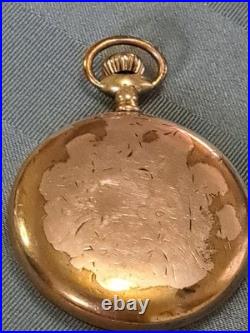 1914 Longines 16 Jewel Pocket Watch Gold Filled Case
