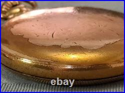 1914 Longines 16 Jewel Pocket Watch Gold Filled Case