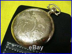 1914 South Bend High Grade Pocket Watch Great Gold Filled Case, 16s, 19j, Running