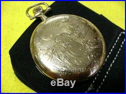 1914 South Bend High Grade Pocket Watch Great Gold Filled Case, 16s, 19j, Running