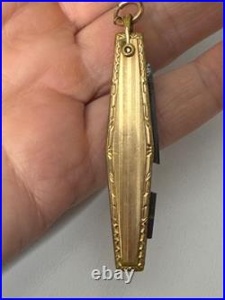 1914 Waltham Grade 620 POCKET WATCH Gold Filled Hunter Case, chain, knife