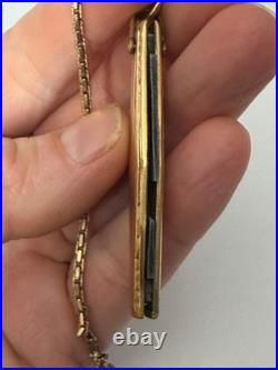 1914 Waltham Grade 620 POCKET WATCH Gold Filled Hunter Case, chain, knife