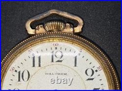 1915 10kt GF Star Case Waltham 1908 645 21j Pocket Watch Not Working