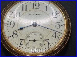 1915 10kt GF Star Case Waltham 1908 645 21j Pocket Watch Not Working
