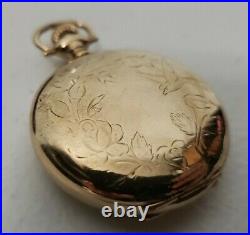 1915 Burlington Pocket Watch Gold Filled Hunting Case 17j Grade 37 Working