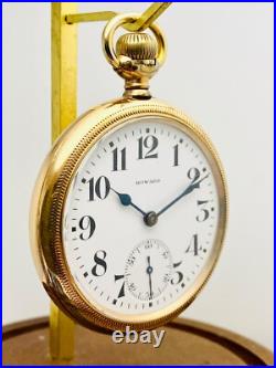 1915 E Howard 16S 21J RR Grade Series 11 Original Case Pocket Watch Working