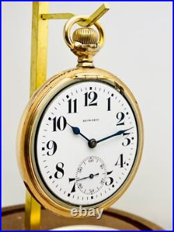 1915 E Howard 16S 21J RR Grade Series 11 Original Case Pocket Watch Working