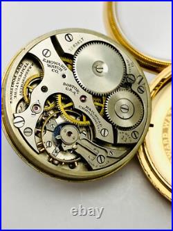 1915 E Howard 16S 21J RR Grade Series 11 Original Case Pocket Watch Working