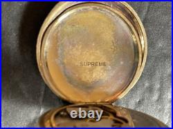 1915 Elgin GF Pocket Watch Grade 286 Model 2 6s 7j Runs Keeps Time Needs Work
