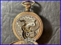 1915 Elgin GF Pocket Watch Grade 286 Model 2 6s 7j Runs Keeps Time Needs Work