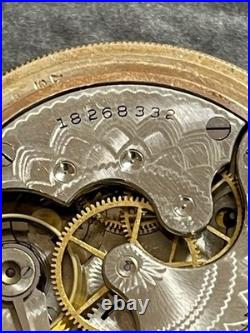 1915 Elgin GF Pocket Watch Grade 286 Model 2 6s 7j Runs Keeps Time Needs Work
