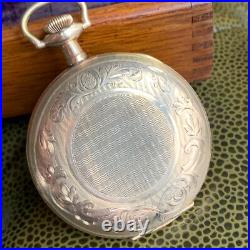 1915 Elgin Grade 301 12S 7J Exceptionally Crisp Hunter Case Pocket Watch