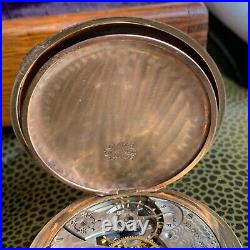 1915 Elgin Grade 301 12S 7J Exceptionally Crisp Hunter Case Pocket Watch