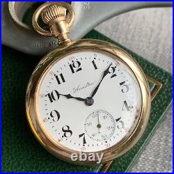 1915 Hamilton 974 16S 17 Jewels Pocket Watch Gold Filled Swing Out Case EX
