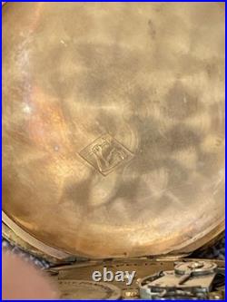 1915 Hampden Watch Co 23 Jewel 18s Railway Special Pocket Watch GF Ornate Case