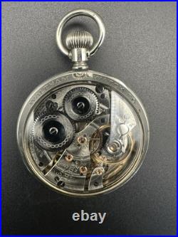 1915 Waltham 21j 16s Rail Road Grade 645 Pocket Watch In Waltham Display Case