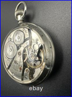 1915 Waltham 21j 16s Rail Road Grade 645 Pocket Watch In Waltham Display Case