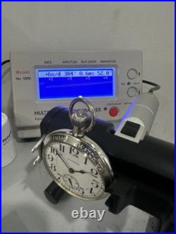 1915 Waltham 21j 16s Rail Road Grade 645 Pocket Watch In Waltham Display Case