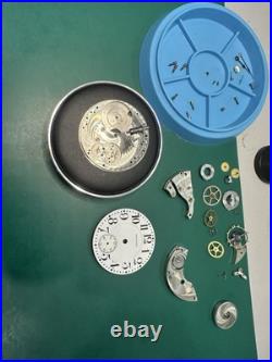 1915 Waltham 21j 16s Rail Road Grade 645 Pocket Watch In Waltham Display Case