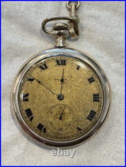 1916 Elgin 17 Jewel Pocket Watch 10k Gold Filled Wadsworth Case Running