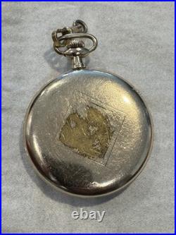 1916 Elgin 17 Jewel Pocket Watch 10k Gold Filled Wadsworth Case Running