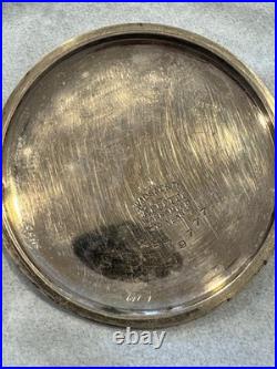 1916 Elgin 17 Jewel Pocket Watch 10k Gold Filled Wadsworth Case Running