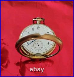 1916 HAMILTON 12S GRADE 910 SWING OUT 25 Year CASE 17 JEWELS Running Clean Mvmt