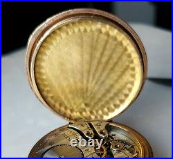 1916 HAMPDEN 16s Grade 109 POCKET WATCH 15J OF Gold Filled Case for parts/repair