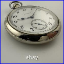 1916 Hamilton 974 Open Face Swint Out Case 12s 17j Pocket Watch Working
