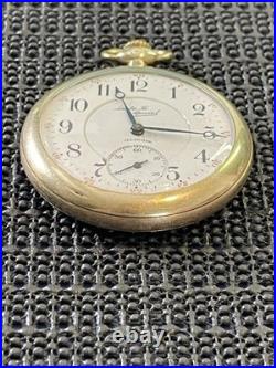 1916 Illinois 806 Santa Fe Special 16s 21j Pocket Watch BRT Etched GF Case