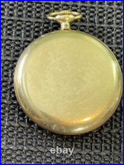 1916 Illinois 806 Santa Fe Special 16s 21j Pocket Watch BRT Etched GF Case