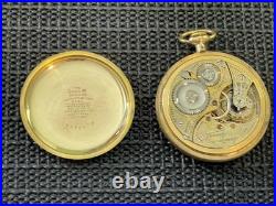 1916 Illinois 806 Santa Fe Special 16s 21j Pocket Watch BRT Etched GF Case