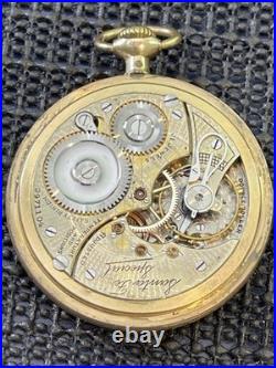 1916 Illinois 806 Santa Fe Special 16s 21j Pocket Watch BRT Etched GF Case