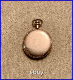 1916 Illinois Pocket Watch 11j 401 Size 12s Gold Filled Case, Wound And Running