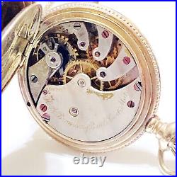 1916 Superior Essex Gold Filled Pocket Watch Case Art Nouveau Design