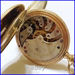 1916 Superior Essex Gold Filled Pocket Watch Case Art Nouveau Design