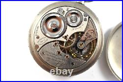 1917 Illinois A. Lincoln 16s 21J RR Grade OF Pocket Watch withKeystone Case lot. Wd