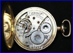 1917 Waltham Grade 620 16s 15j Pocket Watch with FANCY Hunter Case Parts/Repair