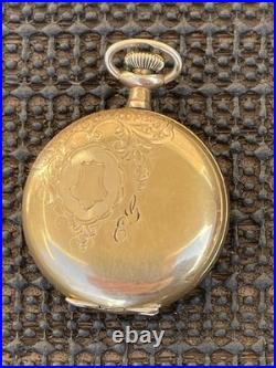 1917 Waltham Pocket Watch GF 25yr Hunter Case Dueber Sp. Gr. 365 15j 3/0s Runs