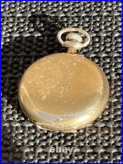 1917 Waltham Pocket Watch GF 25yr Hunter Case Dueber Sp. Gr. 365 15j 3/0s Runs