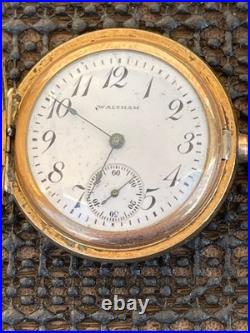 1917 Waltham Pocket Watch GF 25yr Hunter Case Dueber Sp. Gr. 365 15j 3/0s Runs