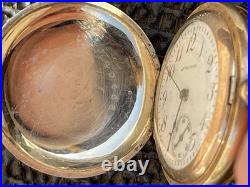 1917 Waltham Pocket Watch GF 25yr Hunter Case Dueber Sp. Gr. 365 15j 3/0s Runs