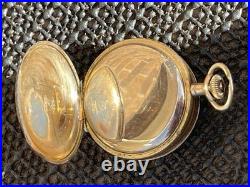 1917 Waltham Pocket Watch GF 25yr Hunter Case Dueber Sp. Gr. 365 15j 3/0s Runs