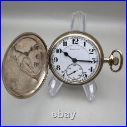 1918 Burlington Grade 108 Model 6 16s 21j Gold Filled Hunter Case Pocket Watch