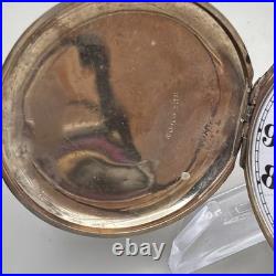 1918 Burlington Grade 108 Model 6 16s 21j Gold Filled Hunter Case Pocket Watch