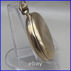 1918 Burlington Grade 108 Model 6 16s 21j Gold Filled Hunter Case Pocket Watch
