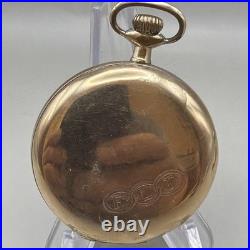 1918 Burlington Grade 108 Model 6 16s 21j Gold Filled Hunter Case Pocket Watch