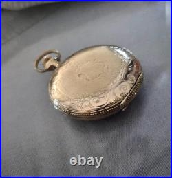 1918 Elgin Grade 301 12S Model 2 7J Double Hunter GF Case Pocket Watch