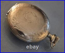 1918 Elgin Grade 301 12S Model 2 7J Double Hunter GF Case Pocket Watch