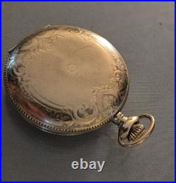 1918 Elgin Grade 301 12S Model 2 7J Double Hunter GF Case Pocket Watch